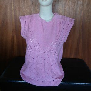 Vintage Italian Pink Knitted Top